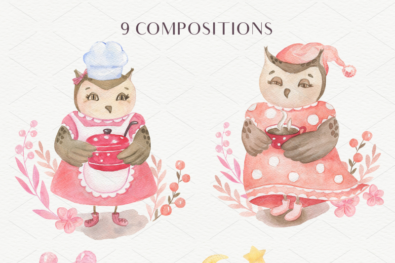 cute-owls-collection