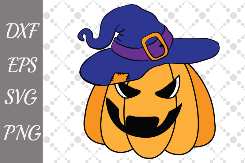 pumpkin-svg-jack-o-lantern-svg-witch-hat-svg-halloween-sign