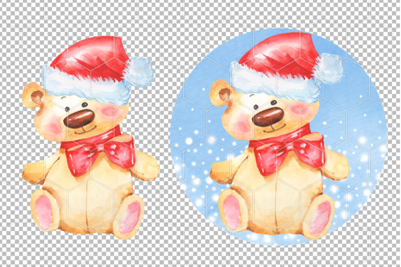 christmas-teddy-bear-watercolor-png-sublimation