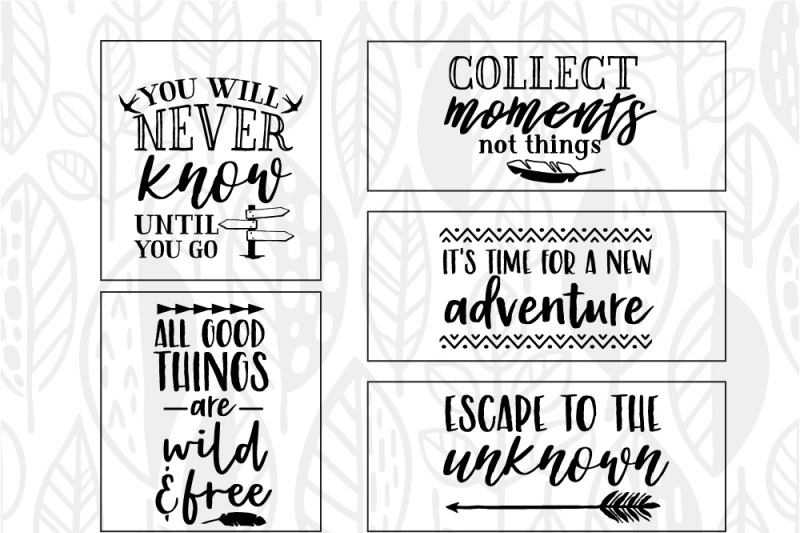 Download Adventure Quote SVG Cut File Bundle By Caluya Design ...