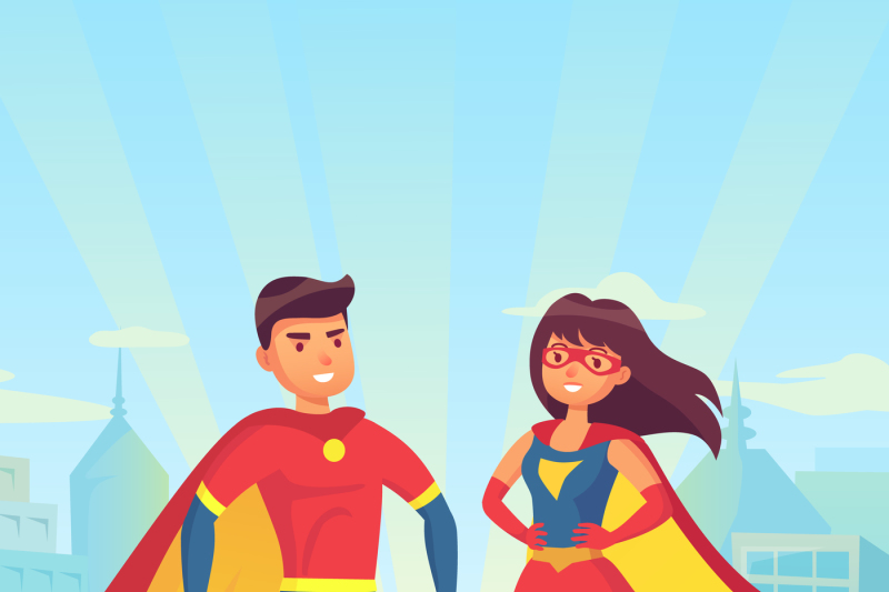 super-heroes-comic-couple-superhero-cartoon-man-and-woman-in-red-clo