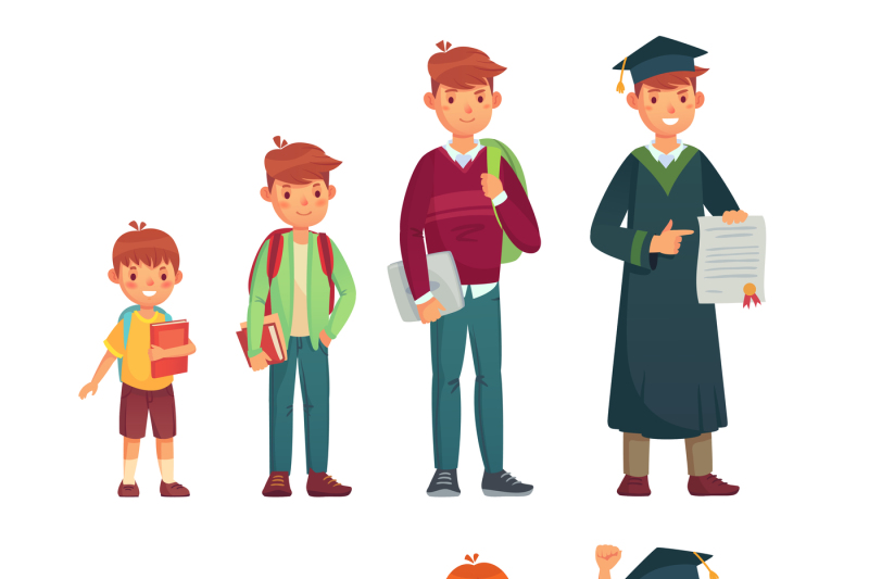 different-ages-students-primary-pupil-junior-high-school-and-college