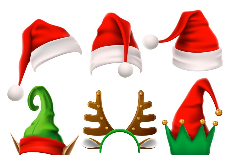 christmas-holiday-hat-funny-3d-elf-snow-reindeer-and-santa-claus-hat