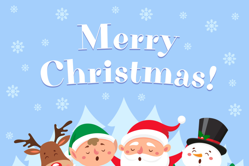 cute-christmas-greeting-card-singing-santa-claus-funny-snowman-and-x