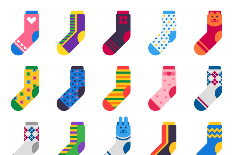 sock-icon-sport-long-socks-kids-feet-clothes-and-striped-warm-hosier