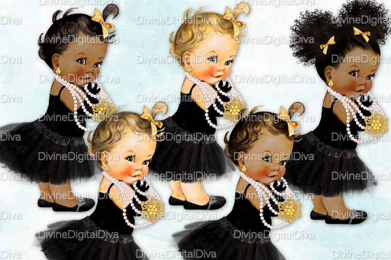 tutu-vintage-baby-girl-set-audrey-hepburn-black-and-gold