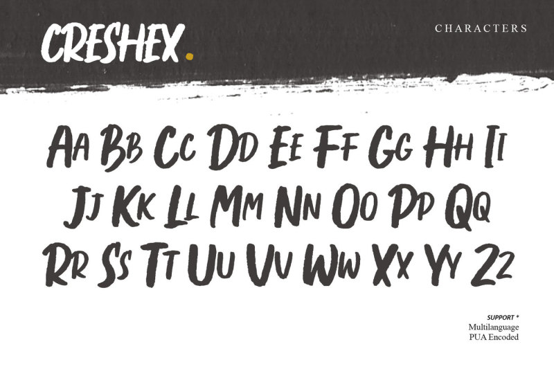 creshex-dry-brush-font