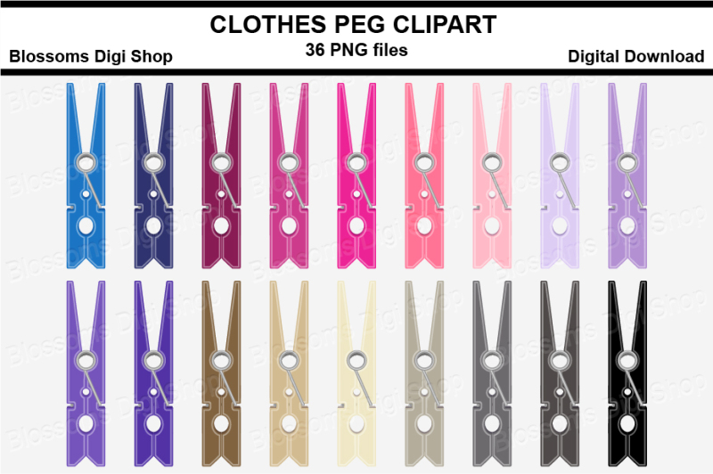 clothes-peg-pin-clipart-multi-colours-36-png-files