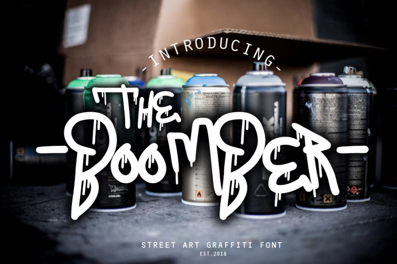 the-boomber-graffiti-font