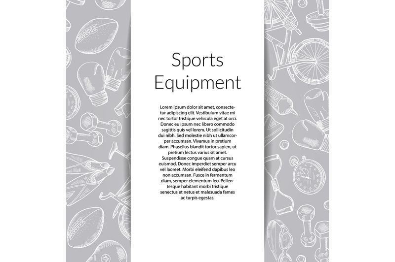 vector-hand-drawn-sports-equipment-background