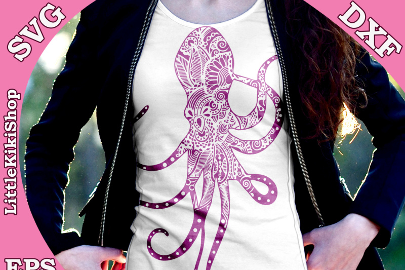 Download Octopus Mandala Svg Free For Crafters - Layered SVG Cut File