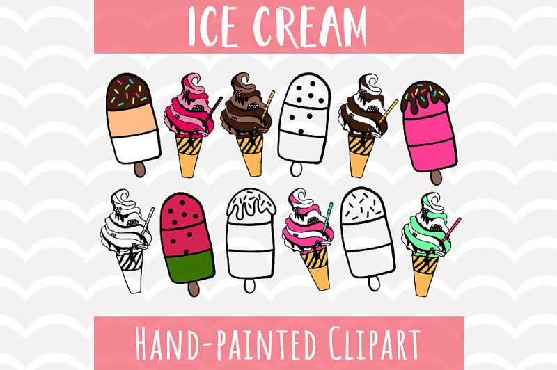 ice-cream-clip-art-set