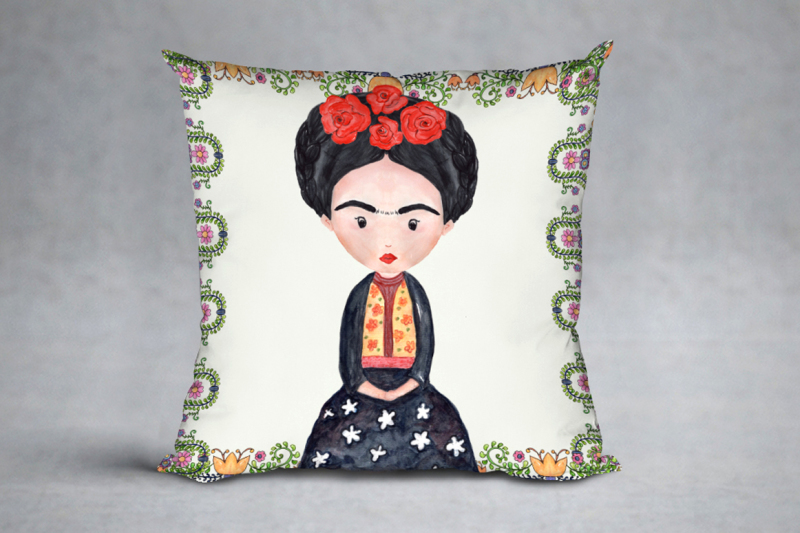 frida-kahlo-clipart-mexican-clipart