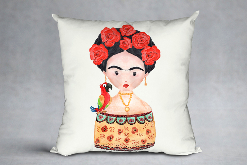 frida-khalo-clipart-mexican-clipart