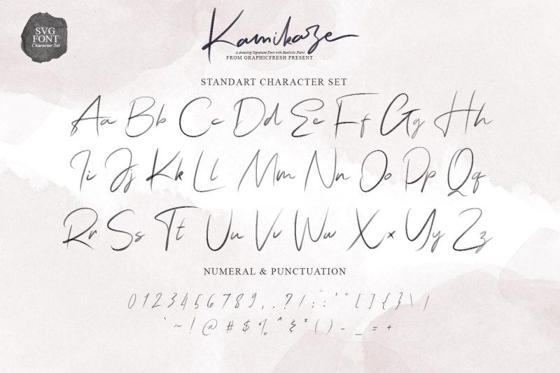 kamikaze-svg-font