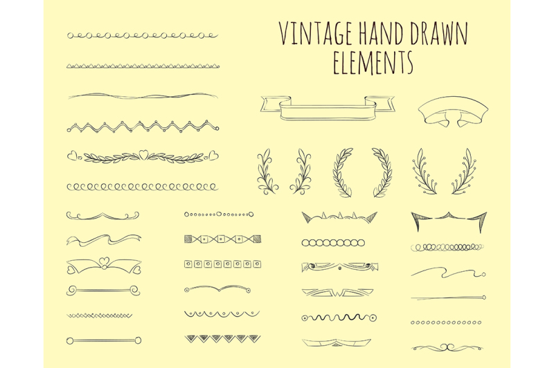 vintage-hand-drawn-elements