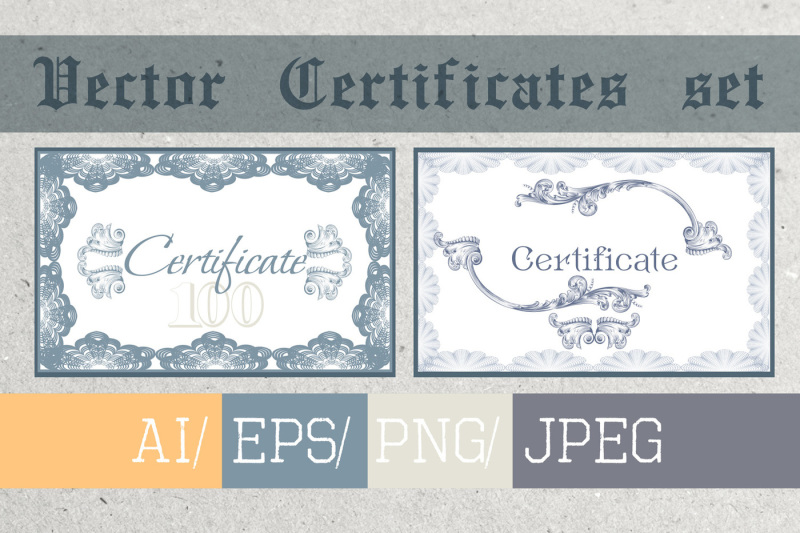 certificates-set-vector-backgrounds