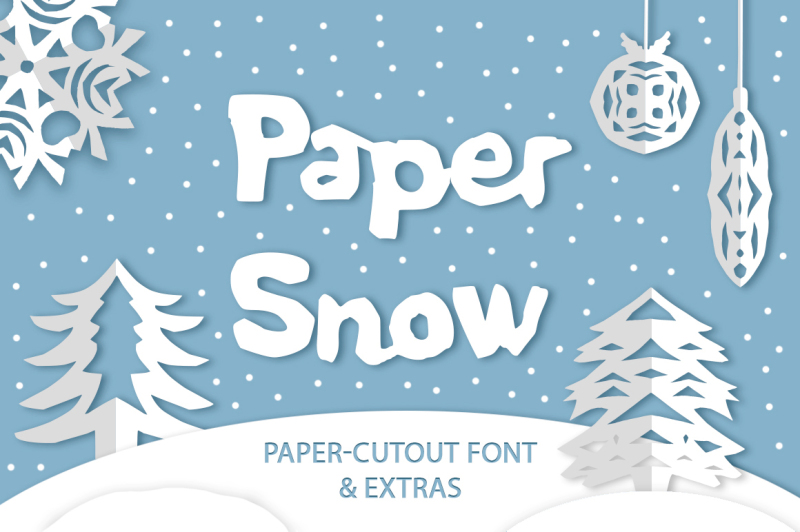 paper-snow-cut-out-font-and-extras