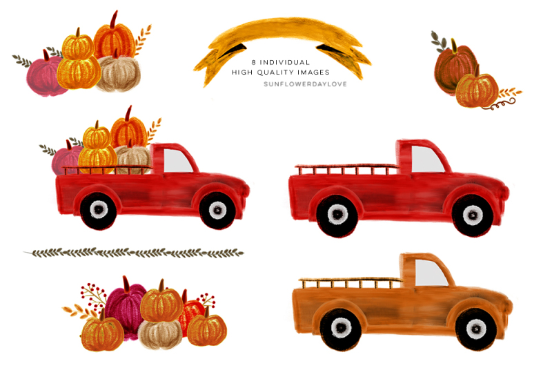 pumpkin-truck-watercolor-fall-clipart-thanksgiving