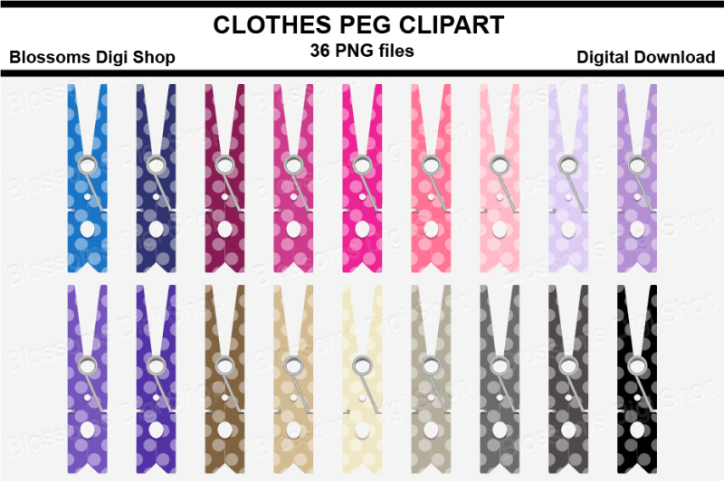 polka-dot-clothes-peg-pin-clipart-multi-colours-36-png-files