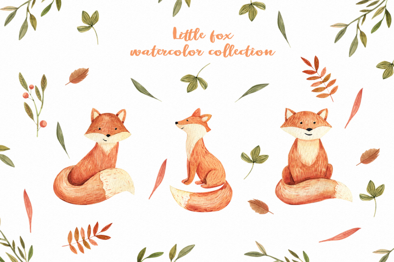 watercolor-autumn-fox