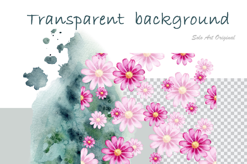 pink-wildflowers-watercolor-graphic-collection