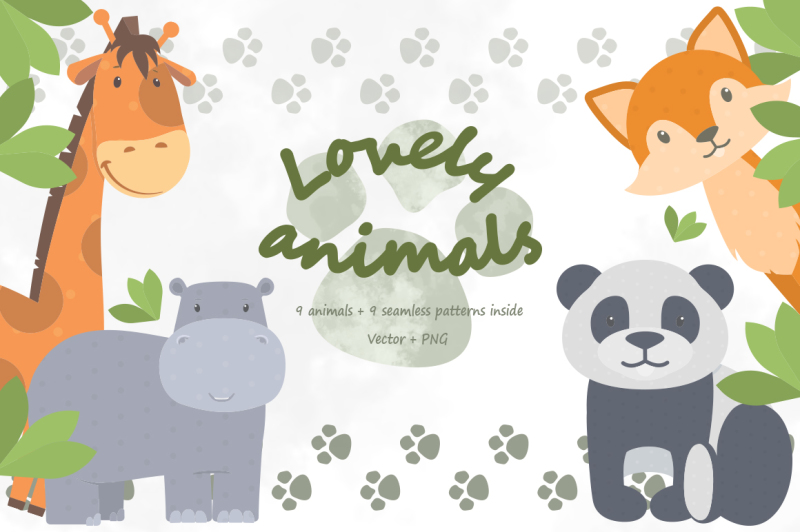 vector-diy-collection-lovely-animals