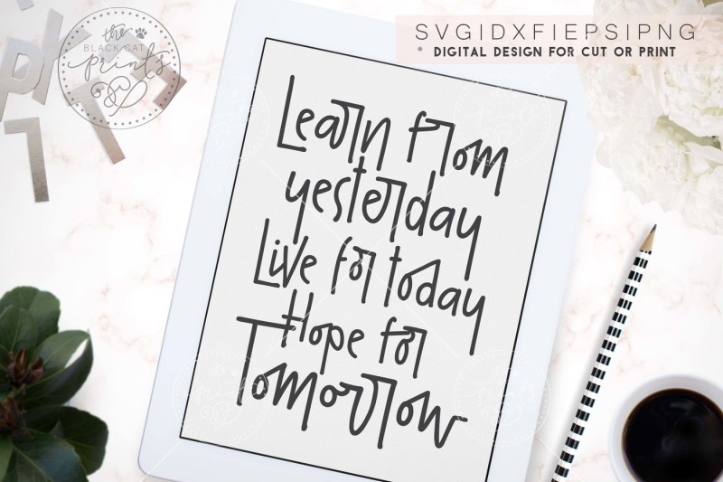 learn-from-yesterday-svg-dxf-eps-png