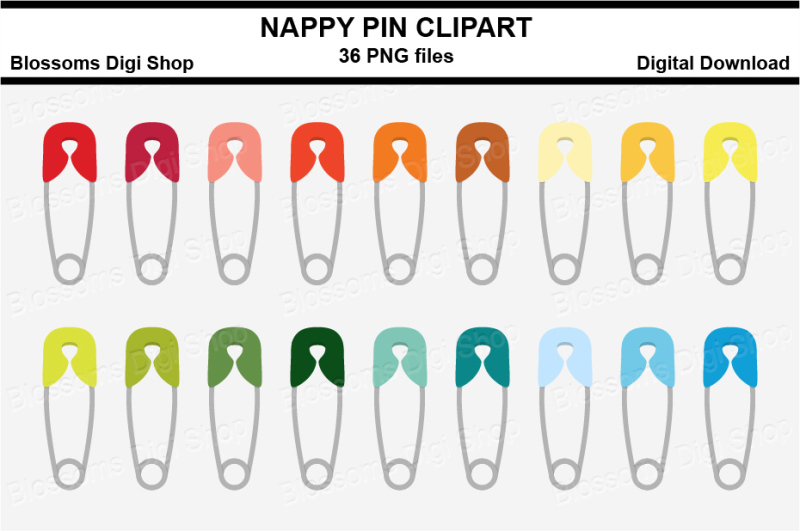 nappy-pin-clipart-multi-colours-36-png-files