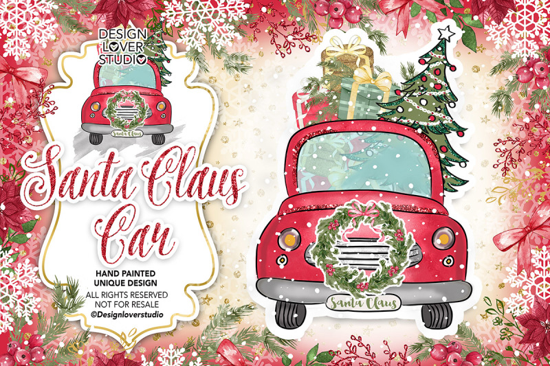 santa-clause-car-design