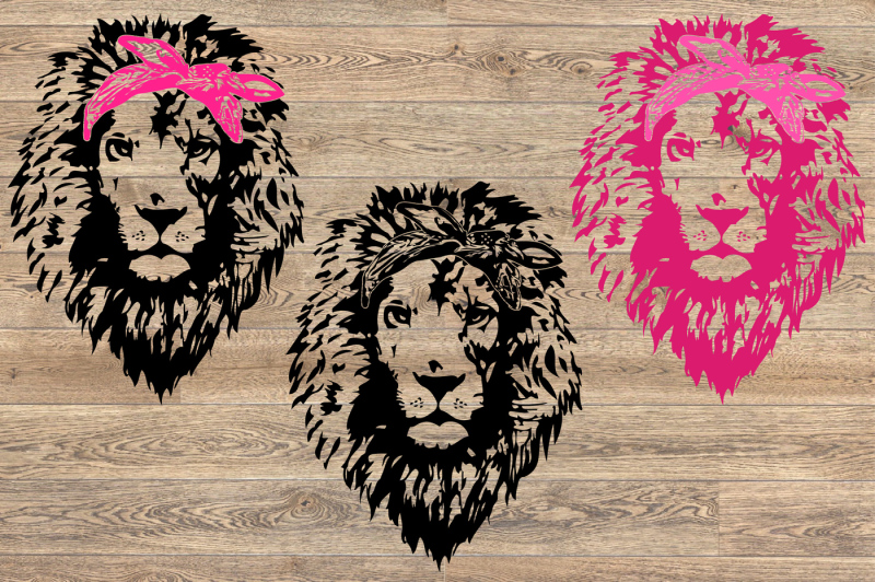 lion-head-whit-pink-bandana-svg-breast-cancer-1013s