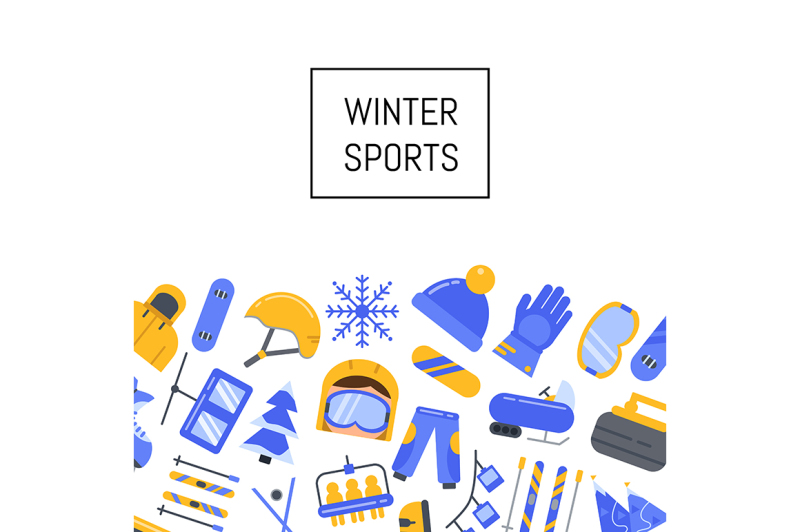 vector-winter-sports-equipment-and-attributes-icons-background