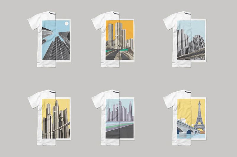 architecture-poster-t-shirt-set