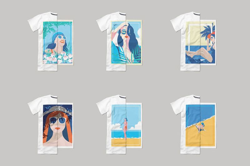 summer-and-spring-poster-t-shirt-set