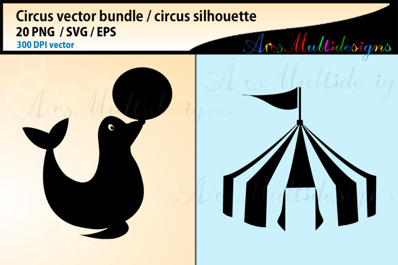 circus-svg-bundle-circus-silhouette-vector-circus-vector-bundle
