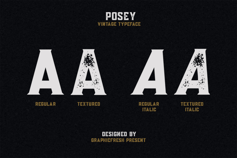 posey-vintage-type-4-font-files