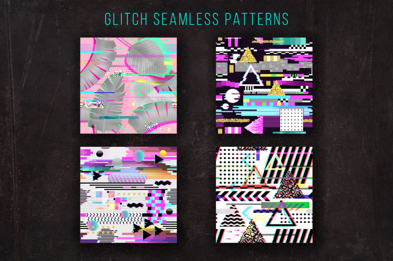 glitch-elements-and-patterns