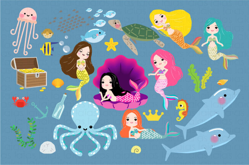 mermaid-under-the-sea