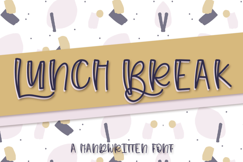 lunch-break-a-handwritten-font