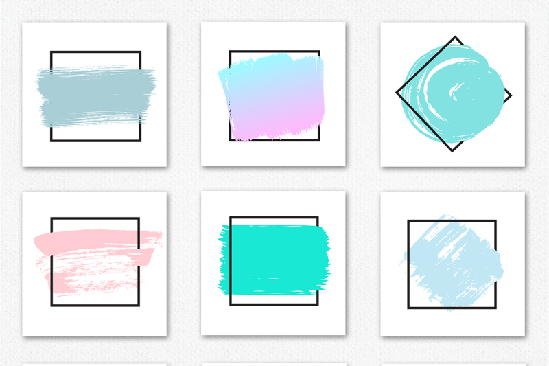 90-shapes-backgrounds-frames-and-pattern