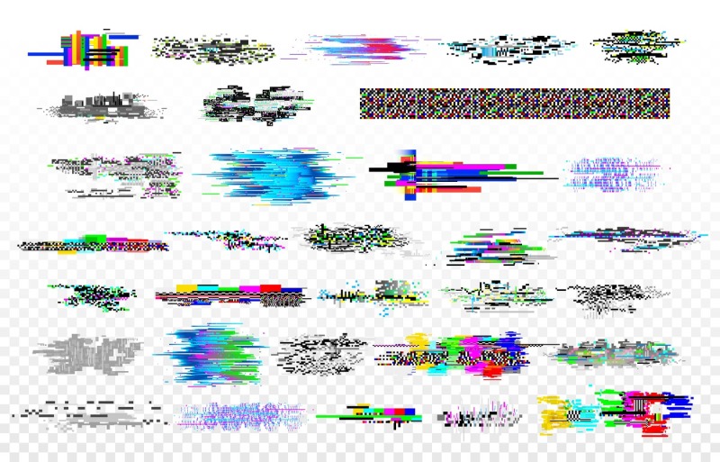 modern-glitch-collection-tv-noise-glitches-monitor-signal-decay-and