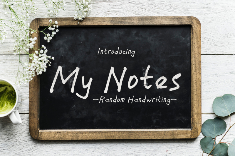 my-notes-a-handwritten-font