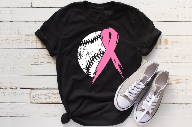 Baseball Tackle Breast Cancer Svg Awareness ribbon svg 1024s By