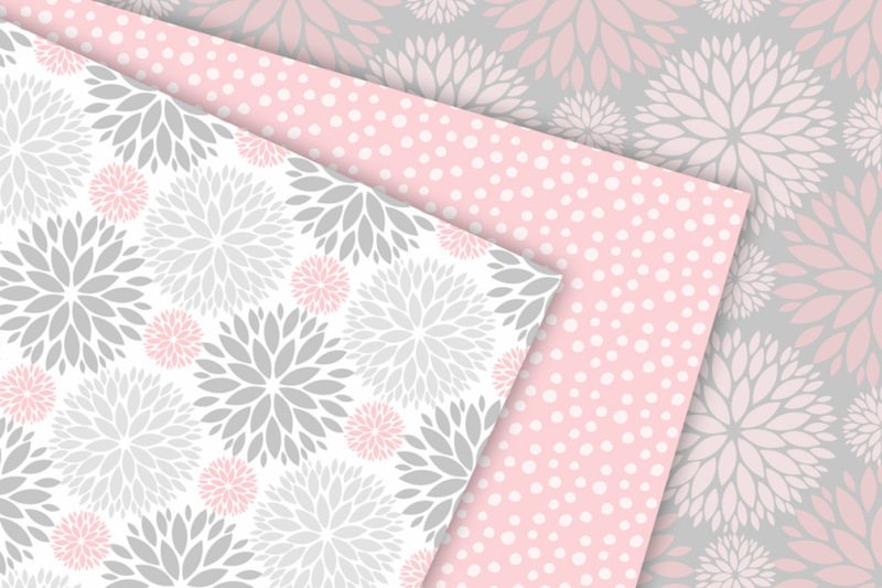 pink-and-gray-dahlia-patterns