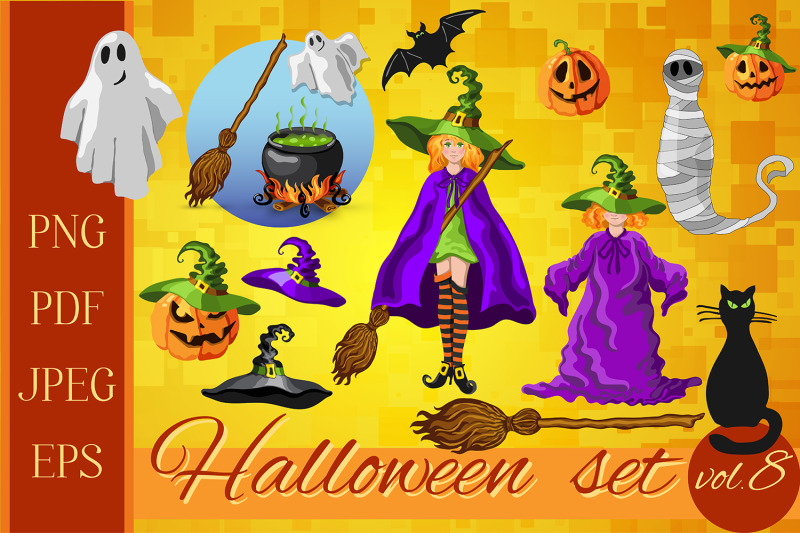 halloween-cartoon-style-graphic-set