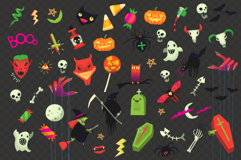 halloween-icons-and-posters