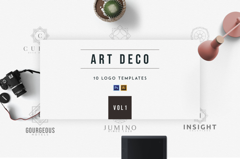 art-deco-logo-templates-vol-1