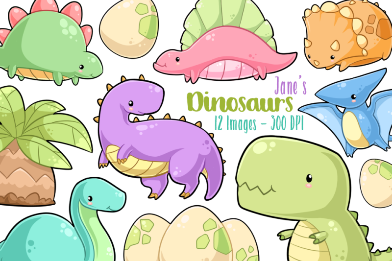 kawaii dinosaur