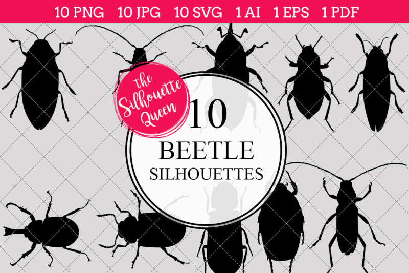beetle-silhouette-vectors