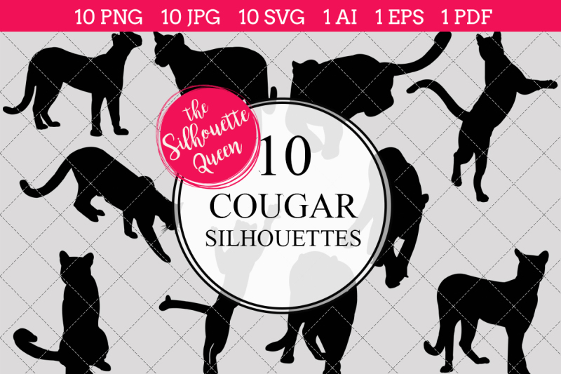 cougar-silhouette-vectors